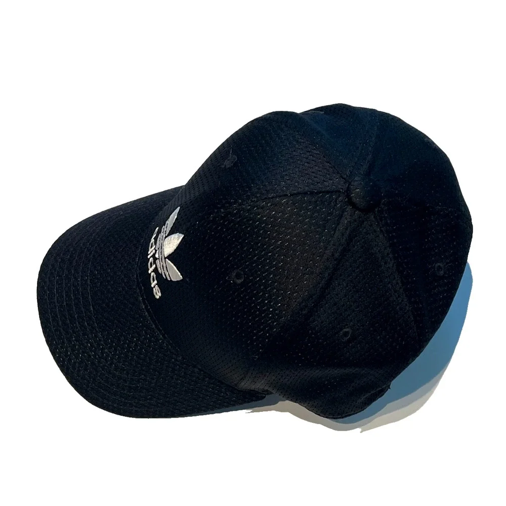 ADIDAS Men's Original Zig Stretch Fit Baseball Golf Cap Hat Black Size S/M